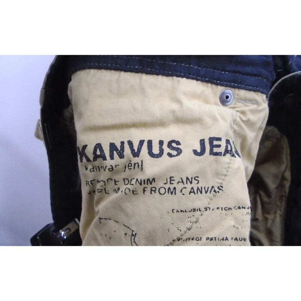 Kuhl Kanvus Jean Men's Size 34 (34x29) Vintage Patina Dye Hiking Pants Tan - Picture 12 of 13